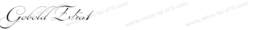 Gobold Extra1字体转换